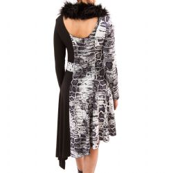 VIXEN NOIR - French Viscose Dress