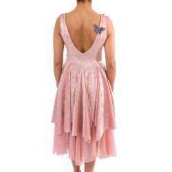 BELLE ROSE - Velvet/Chiffon Dress