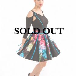 AMOROUS TWIST - Full Circle Scuba Skirt