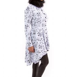 MAJESTIC SWAN - Jacquard Knit Coat